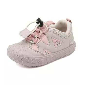 Детская спортивная обувь Весна и лето Обувь для девочек для активного отдыха и пеших прогулок Дышащая Мягкая подошва Повседневная обувь для мальчиков 22 розовый