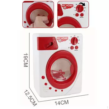 Детская стиральная машина, игрушечный игровой набор, бытовая техника, обучающие навыки, подарки на день рождения, дети, ролевые игры
