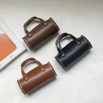 Детская сумка через плечо для мальчиков и девочек, ретро и простая сумка, детская сумка через плечо, кожаный кошелек для монет чёрный