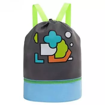 Детская сумка для плавания, сухая, влажная, водонепроницаемая, сумка для хранения, для мальчиков и девочек, для пляжного купания, милый рюкзак, спортивная сумка фиолетовый