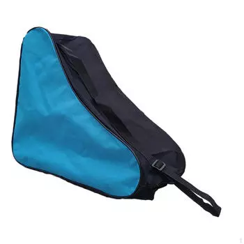 Детская сумка для роликовых коньков, сумка для переноски с регулируемым плечевым ремнем, обувь для катания на коньках синий