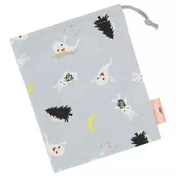 Детская сумка для стаканчиков Skater 21 x 15 см, сделано в Японии, очки Rabbit, для мальчиков и девочек KB62