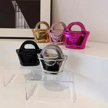 Детская сумка-мессенджер для девочек, лазерные сумки через плечо для девочек, сумки для мам и детей, кошельки и сумки для девочек one size чёрный