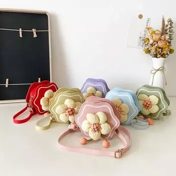 Детская сумка-мессенджер, летняя сумочка для девочек с помадой