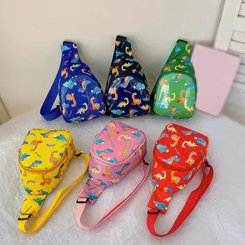 Детская сумка Нагрудная сумка Сумка через плечо Сумки с рисунком из мультфильмов для мальчиков и девочек