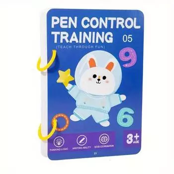Детская тетрадь для тренировки контроля пера, книга для обведения, детская книга для практики каллиграфии, детская книга для рисования, книжка-раскраска, 50 мл One Size