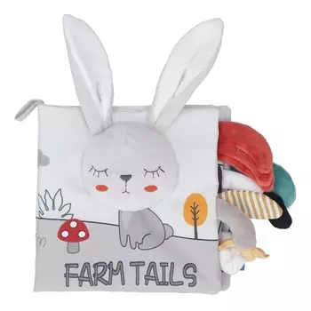 Детская тканевая книга с хвостиками, мягкая, устойчивая к разрывам, образовательная, изысканная, с рисунком, мятая тканевая книга для