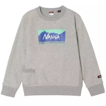 Детская толстовка Eco Hybrid Box Logo 140 [Nanga] (Дети) Л.ГРЙ