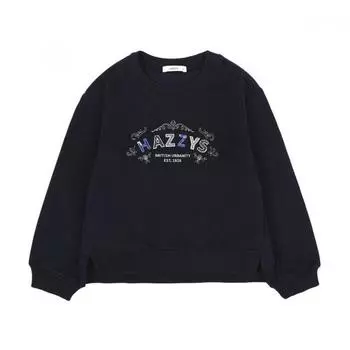 Детская толстовка Hazzys с вышивкой Huw12tm52m Nv 100