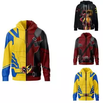 Детская толстовка на молнии, одежда для ролевых игр, одежда для выступлений на сцене, спортивная одежда для фитнеса L чёрный