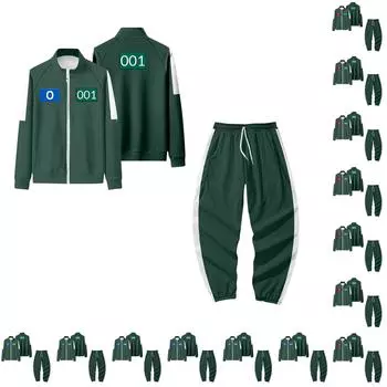 Детская толстовка на молнии с капюшоном, спортивная повседневная толстовка и брюки 140