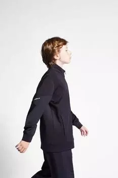 Детская толстовка на молнии темно-синего цвета 24S-3249-24B