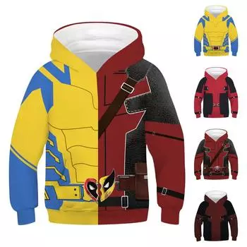 Детская толстовка Одежда для ролевых игр Одежда для выступлений на сцене Спортивная одежда для фитнеса XL красный