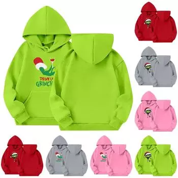 Детская толстовка с длинным рукавом, повседневная толстовка с капюшоном, удобная, свободная, легкая детская толстовка 100