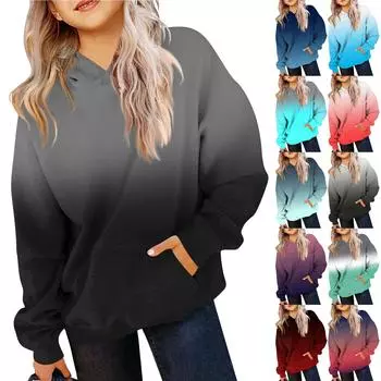 Детская толстовка с капюшоном для мальчиков и девочек с длинными рукавами и карманом 100 чёрный