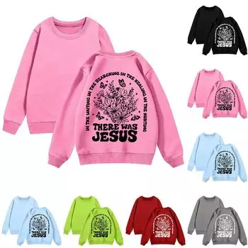 Детская толстовка с капюшоном для мальчиков и девочек, модная толстовка с длинными рукавами и принтом 100 чёрный