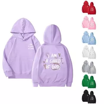 Детская толстовка с капюшоном и градиентным принтом для девочек, с длинными рукавами, свободная женская толстовка, толстовка 110 чёрный