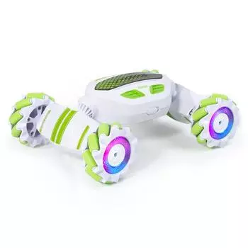 Детская трюковая машинка с дистанционным управлением, 2.4G, распознающая жесты, игрушечная машинка с дистанционным управлением, 4WD, с фарами 1 Battery синий