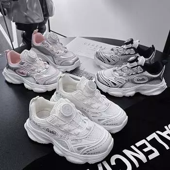 Детская удобная дышащая модная уличная обувь для спорта и отдыха, детская обувь, папина обувь, кроссовки 26 синий