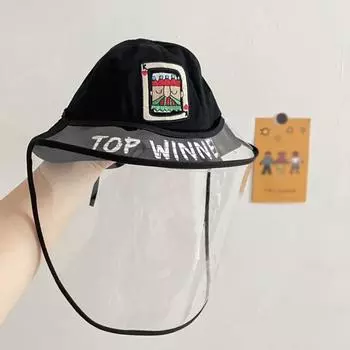 Детская уличная маска для бассейна, шляпа с вышивкой и принтом, рыбацкая шляпа