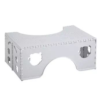 Детская Взрослая Туалетная Скамейка Устойчивая Безопасная Конструкция Износостойкий Нескользящий Табурет Круглая Дугообразная Скамейка для Ванной серый