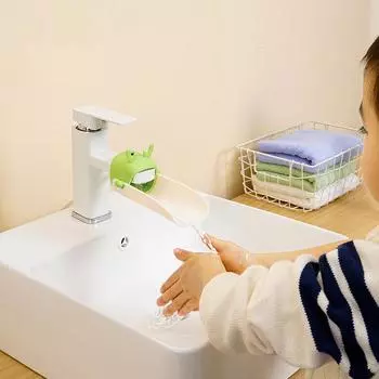 Детская ванная комната Кролик кран удлинитель крана водосберегающий мультфильм дети ребенок умывальник удлинитель кран аксессуары для ванной комнаты розовый