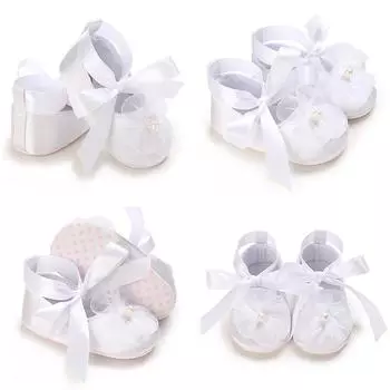 Детская весенне-летняя милая повседневная обувь с рисунком цветов и лент, нескользящая обувь с мягкой подошвой 12