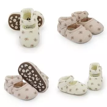 Детская весенне-летняя милая удобная нескользящая обувь с мягкой подошвой и принтом медведя, повседневная обувь 11