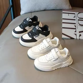 Детская весенне-осенняя обувь для отдыха на мягкой подошве, спортивная обувь 26 чёрный