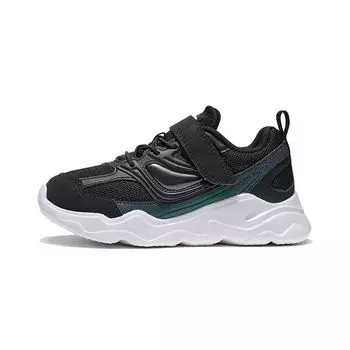 Детская ветровка Li Ning, удобная, универсальная, нескользящая, амортизирующая, износостойкая, повседневная обувь, детская, черная YKNS020-3 26