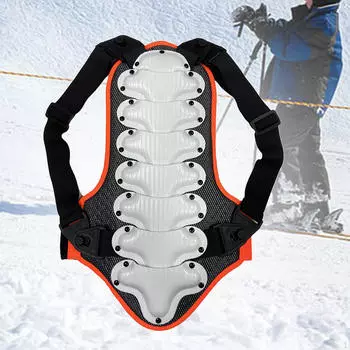 Детская защита спины для велосипеда, катания на горных лыжах S_White