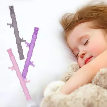 Детская жевательная трубка, логопедический массажер для зубов, детские разговорные инструменты для аутизма, сенсорная речь, оральная мышечная реабилитация, обучение зелёный