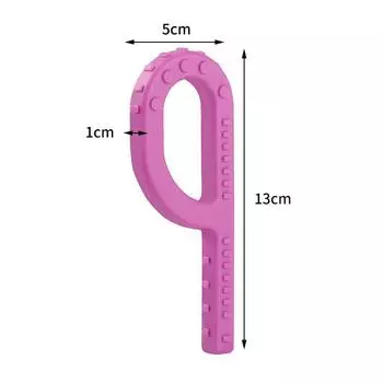 Детская жевательная трубка, речевая помощь, массажер для зубов, детские инструменты для разговора для аутизма, сенсорная речь, тренировка для реабилитации мышц полости рта as the picture