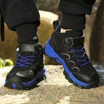 Детская зимняя обувь нового стиля с плюшевым утеплителем 29