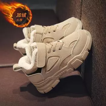 Детская зимняя обувь, повседневная обувь из хлопка для девочек size 28/ 18.1 cm