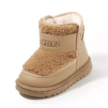 Детская зимняя обувь. Высококачественные утепленные флисовые зимние сапоги. 25 чёрный