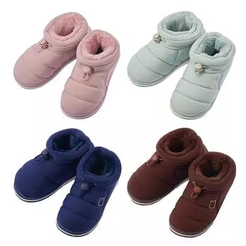 Детская зимняя плюшевая обувь для мальчиков и девочек, нескользящая обувь на мягкой подошве 210