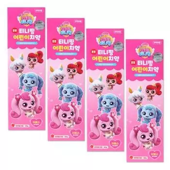 Детская зубная паста Mysterious Catch Tiniping 80 г с натуральным клубничным вкусом 4 корейская зубная паста