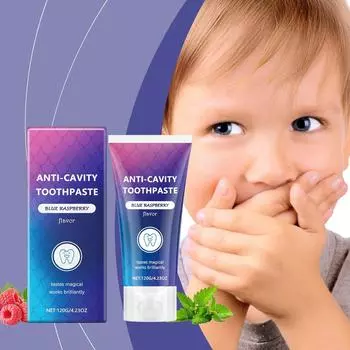 Детская зубная паста Raspberry Clean Fresh Breath Care Toothpaste One Size