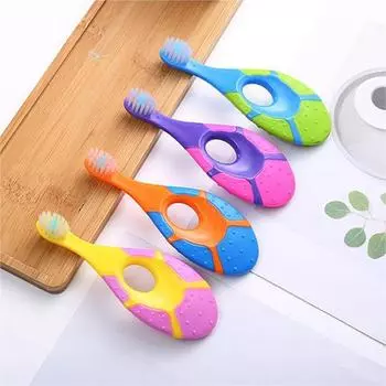 Детская зубная щетка для детей от 0 до 3 лет, безопасная и прочная, щетка-прорезыватель для полости рта малышей