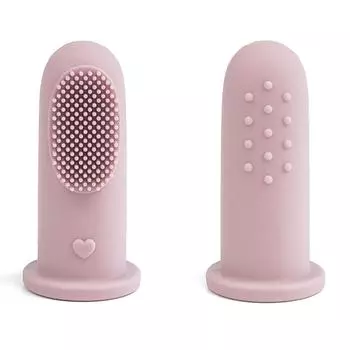 Детская зубная щетка для пальцев из пищевого силикона для чистки зубов у детей, мягкая массажная щетка для ухода за зубами у детей от 0 до 2 лет 1