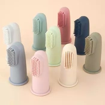 Детская зубная щетка для ухода за полостью рта Детское здоровье Зубная щетка на палец Товары для новорожденных Портативные аксессуары для путешествий