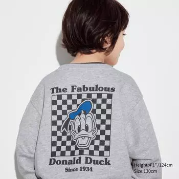 ДЕТСКАЯ СВИТШОТ UNIQLO DISNEY (ДЛИННЫЙ РУКАВ) И