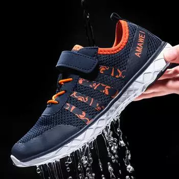 Детские акваобувь Быстросохнущие пляжные босиком водные туфли для мальчиков и девочек Дренажные сандалии для плавания Дайвинг Гребля Серфинг Спортивные кроссовки для плавания 31