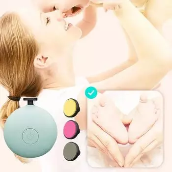 Детские электрические щипчики для ногтей, детские инструменты для полировки ногтей, детские маникюрные ножницы, детские гигиенические наборы, щипчики для ногтей для новорожденных белый