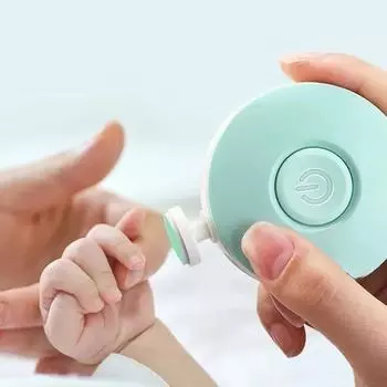 Детские электрические щипчики для ногтей, детские инструменты для полировки ногтей, детские маникюрные ножницы, детские гигиенические наборы, щипчики для ногтей для новорожденных белый