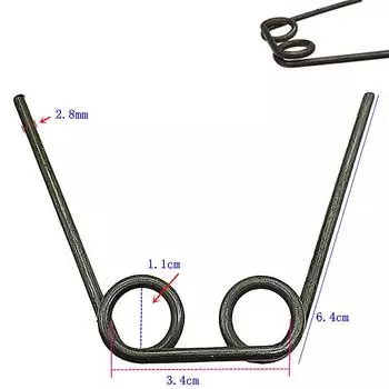 Детские аксессуары для самоката Пружина отскока рулевого управления Шток быстрого снятия Детская трех- или четырехколесная пружина натяжения