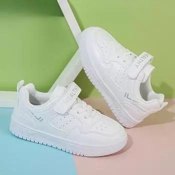 Детские белые туфли, студенческие туфли, повседневная обувь 25