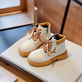 Детские ботильоны 2023 Зимние сапоги принцессы для девочек 26