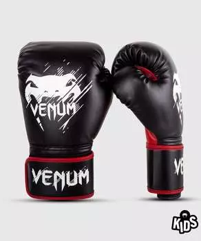 Детские Боксерские Перчатки VENUM Contender - Черный/Красный